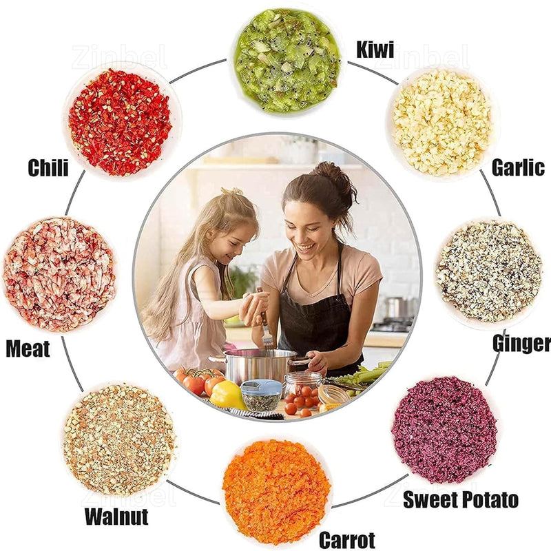 Thunder Chopper Plastic Quick Cutter Machine for Kitchen