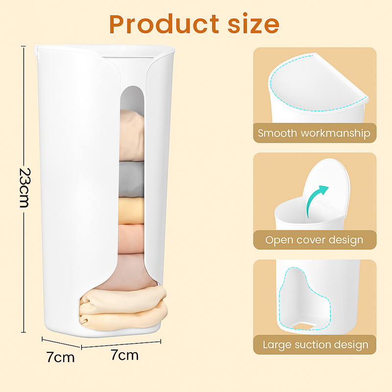 Multipurpose Wall-Mounted Cabinet Storage Organizer