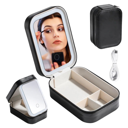 Storepheus GlowCase™ LED Makeup Organizer