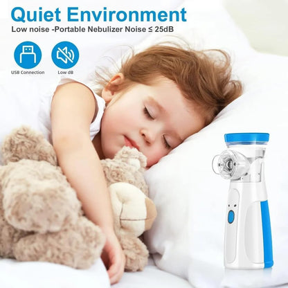 Portable Ultrasonic Rechargeable Mesh Nebulizer Machine